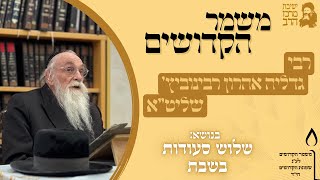 משמר הקדושים | רבי גדליה אהרון רבינוביץ’ | שלוש סעודות בשבת | י"ב שבט תשפ"ו | ישיבת מרכז הרב (ישיבת מרכז הרב) - התמונה מוצגת ישירות מתוך אתר האינטרנט יוטיוב. זכויות היוצרים בתמונה שייכות ליוצרה. קישור קרדיט למקור התוכן נמצא בתוך דף הסרטון
