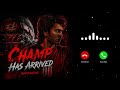 CHAMP HAS ARRIVED / BGM RINGTONE \ SHARWANAND || BIKER MOVIE || NEW BGM RINGTONE 