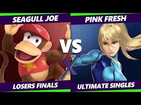 Smash Ultimate Tournament - Seagull Joe (Diddy Kong) Vs. Pink Fresh (ZSS) S@X 323 SSBU Losers Finals