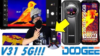 DOOGEE V31 GT 5G unboxing best rugged phone recensione scheda tecnica night vision termocamera
