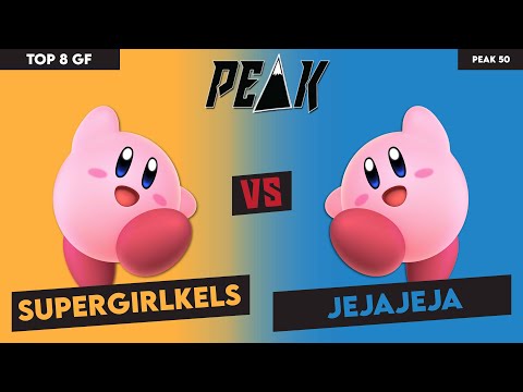Top 8 GF LZR | SuperGirlKels (Kirby, Sonic) vs JeJaJeJa (Kirby) (Peak #50)