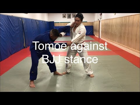 Tomoe nage BJJ stance, RvL