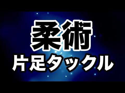 【しんすけ先生】片足タックル 襟を引いて倒す