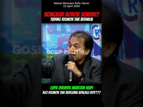 Blunder❓Hina Rismon Tak Bernilai Lupa Dirinya Mantan Napi Klo Rismon Tak Berguna Roy Suryo Apalagi❗