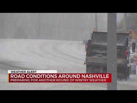 Road conditions around Nashville