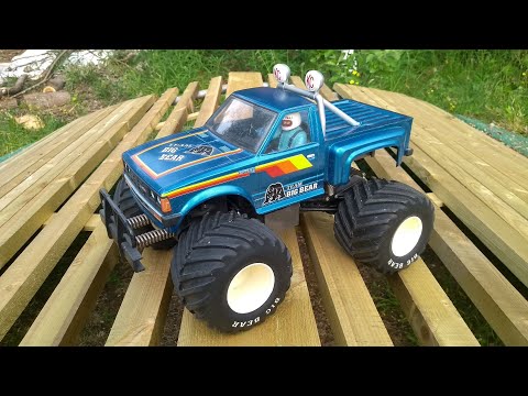 Marui Big Bear - Bashing and running around my track - The first RC monster truck