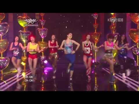 120518 Gang Kiz honey honey on tv