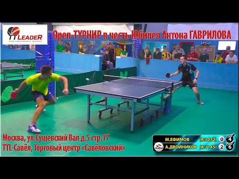 ФИНАЛ ЕФИМОВ - ДВОЙНИКОВ #RUSSIAN #Championships #tabletennis #настольныйтеннис