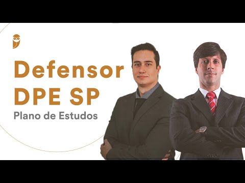 Defensor DPE SP - Plano de Estudos