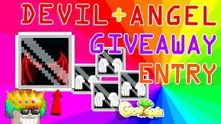 DEVIL-ANGEL GIVEAWAY ENTRY | Growtopia [CLOSED]