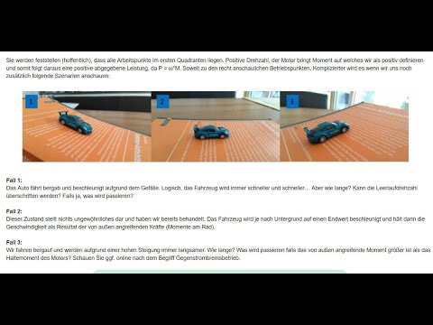 Drehzahlregelung mit unterlagerter Stromregelung