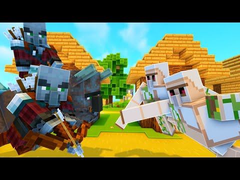 Minecraft Pillager ATTACK!! #shorts