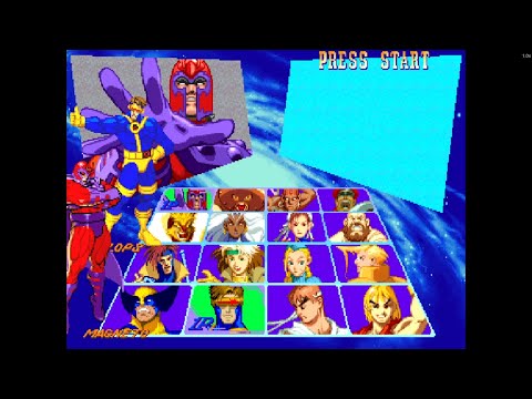 Cyclops & Magneto – Mutant Power Clash! | X-Men vs Street Fighter Arcade Team