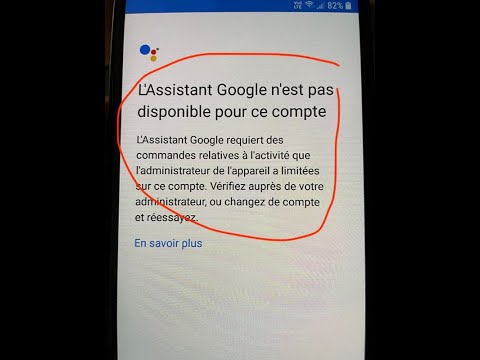 Résoudre "L’Assistant Google n’est pas disponible pour ce compte" sur Huawei (résolu) 😎