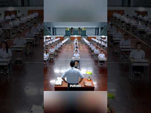 😱Secret Cheat Code Exam Hall! #shorts