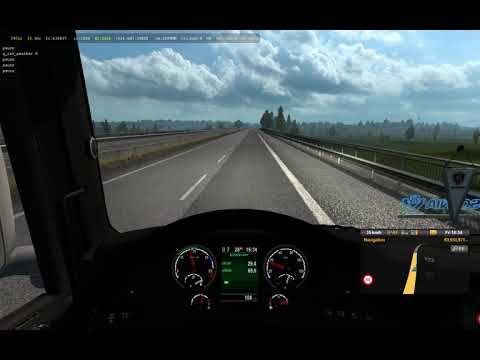 Old SCS Scania R and Streamline custom dash.
