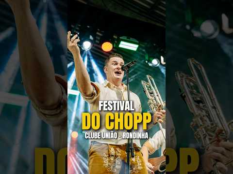 Festival do Chopp do Clube União de Rondinha. Que alegria animar essa festa pela primeira vez❤️🔥