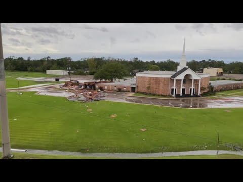 Damage in Orange, Texas