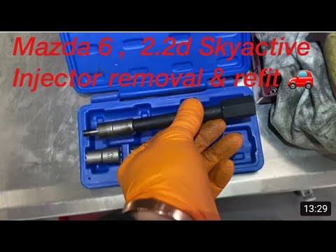 Mazda 6 Injector removal & refit