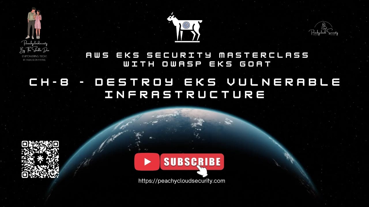 CH-8 – Destroy EKS Vulnerable Infrastructure | AWS EKS Security Masterclass with OWASP EKS Goat