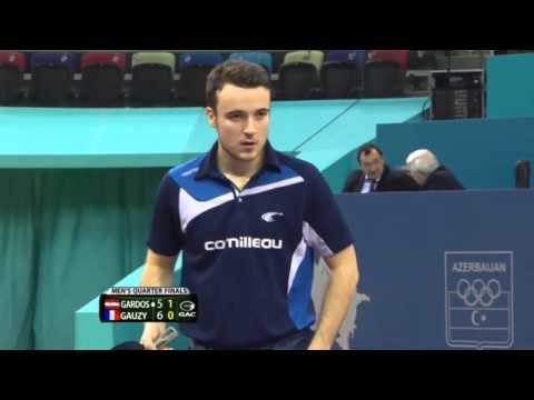 Robert GARDOS vs  Simon GAUZY - ITTF 2015