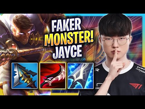 FAKER IS A MONSTER WITH JAYCE! - T1 Faker Plays Jayce MID vs Orianna! | Bootcamp 2023