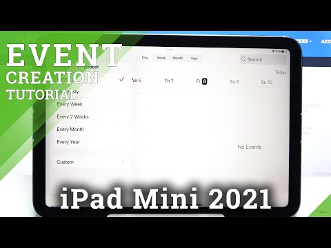 How to Add Event to Calendar on iPad mini (2021) - Set Up Calendar Reminder