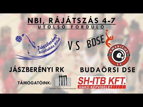 NBI rájátszás 4-7, utolsó forduló: Jászberényi RK - Budaörsi DSE