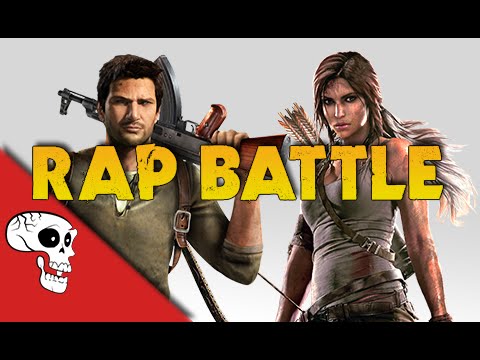 Lara Croft vs Nathan Drake Rap Battle by JT Music & Andrea Storm Kaden