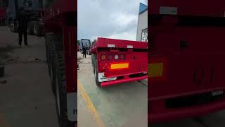 جديدة العربات نصف المقطورة شاحنة مسطحة Fudeng 4 Axle Flatbed Semi Trailer for Container Transportation | صورة 4 - Autoline