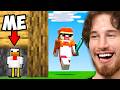 The FUNNIEST Hiding Spots In Minecraft Prop Hunt