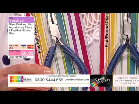 Honey Amber Rounds on the JewelleryMaker LATE SHOW 4/7/15