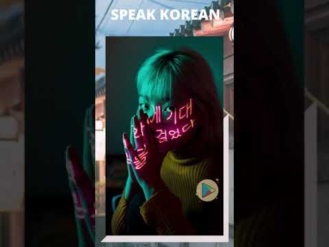 Korean English Voice Dictionar Video