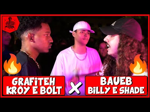 (🔥🔥) Grafiteh, Kroy e Bolt x Baueb, Billy e Shade | 1ªFASE | 170ª Batalha do Ana Rosa