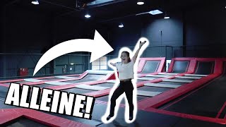 TRAMPOLINHALLE MIT MEINER SCHWESTER! (Wir waren ALLEINE!) || DAILY VLOG 28
