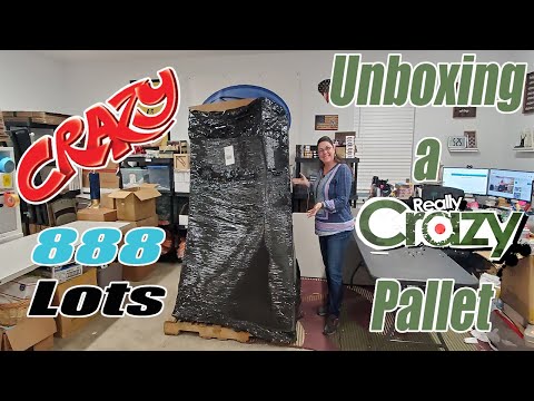 888 Lots Pallet Unboxing - This was the Craziest Pallet Ever! Will I Make Money? - Online Reselling