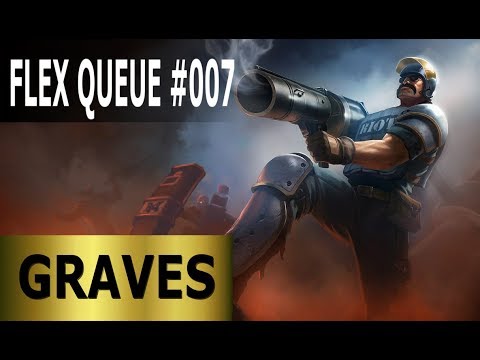 Graves Jungle - Full League of Legends Gameplay [Deutsch/German] LoL Flex Queue Ranked Game #007