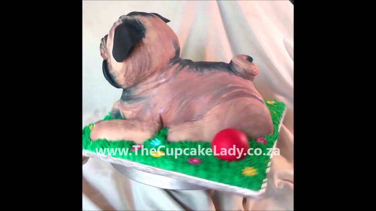 A 3D Pug Cake