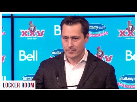 Oct 15: Sens vs. Canadiens - Boucher Pre-game