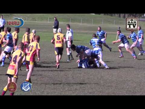 2015 NHRU Round 11 Premier 3 Highlights - Lake Macquarie v Wanderers