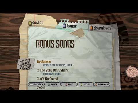 Guitar Hero III Legends of Rock Setlist+ Bonus Songs+Co-Op Songs