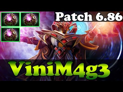Dota 2 - Patch 6.86 : ViniM4g3 5100MMR Plays Invoker With 3 Octarine Vol 14 - Subscriber Gameplay