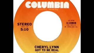 Cheryl Lynn - Got To Be Real (Dj &#39;&#39;S&#39;&#39; Rework)