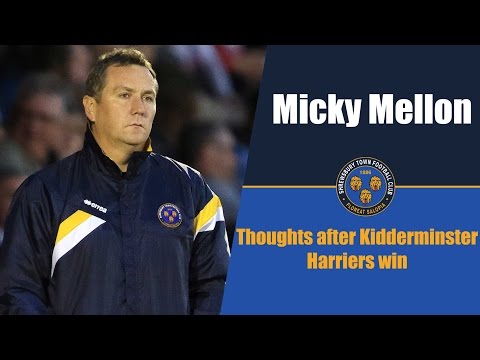 Micky Mellon post Kidderminster Harriers - Town TV