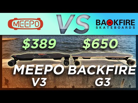 Meepo V3 VS Backfire G3 | Budget or Mid Tier Electric Skateboard?