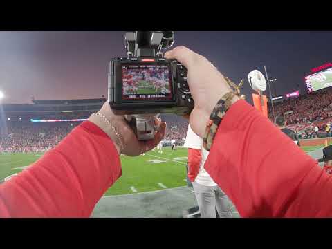 My Sideline POV at the ROSE BOWL