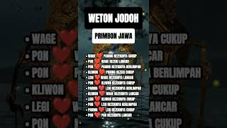 Download lagu weton jodoh primbon jawa #weton #primbonjawa #shortsfeed mp3 Download lagu weton jodoh primbon jawa #weton #primbonjawa #shortsfeed mp3