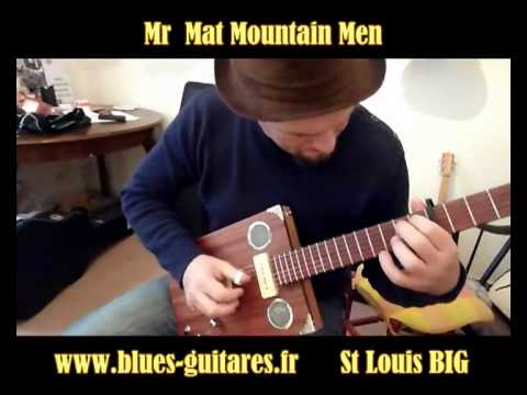 Mr Mat du groupe Moutain Men et sa STlouis BOX guitare!!