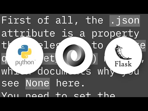 How to get POSTed JSON in Flask?