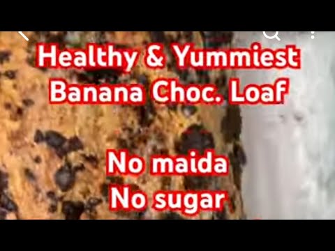 How to Bake a Guilt-Free Banana Dark Chocolate Loaf